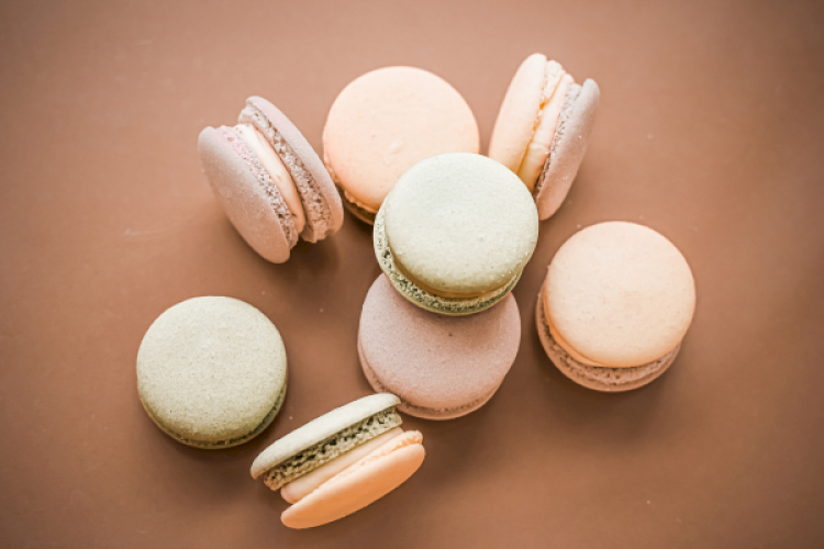 Macarons amandes - cacahuète Macarons amandes - cacahuète